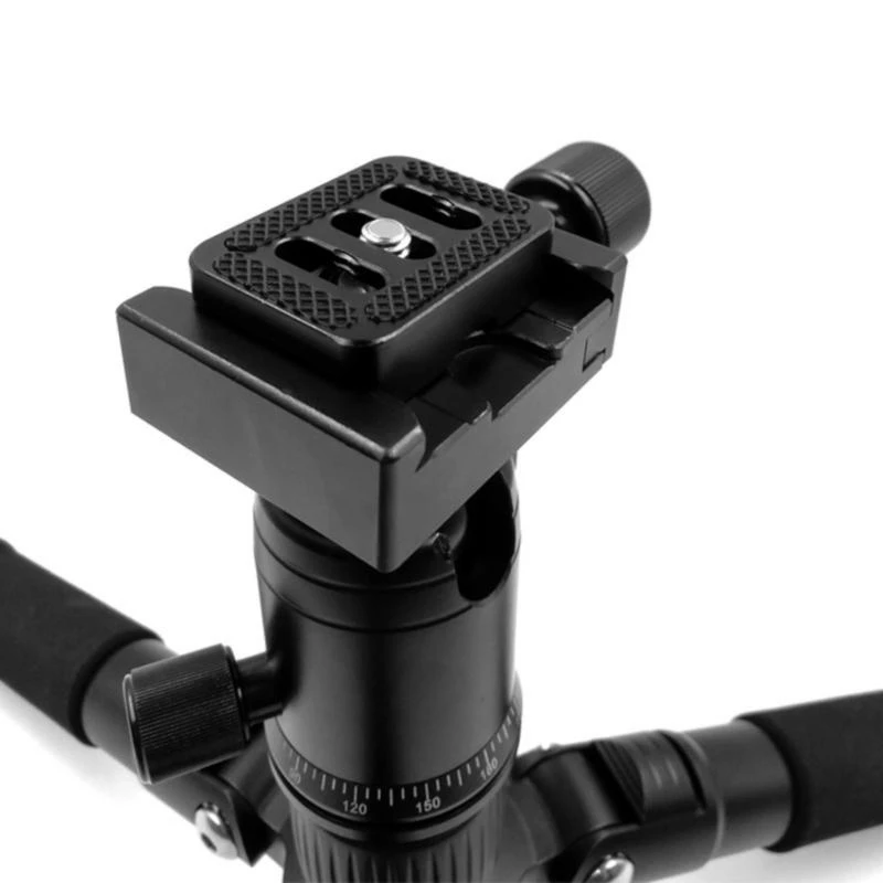 Placa de liberación rápida de Metal para SIRUI TY-C10 con tornillo de cámara de 1/4 ''-20, placa de montaje para trípode, compatible con cabezal de bola para trípode de cámara DSLR - imagen 4