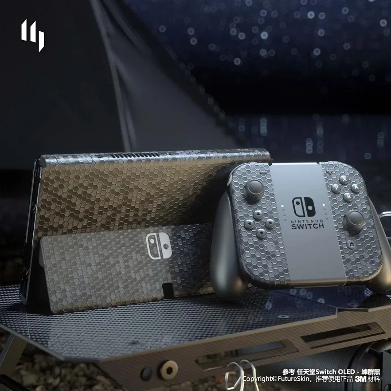 Las más nuevas pegatinas sin tinta para Switch2/OLED, pegatinas para el cuerpo, pegatinas de película que cambian de Color, película protectora, accesorios para juegos