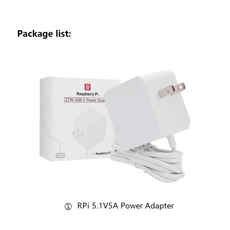 RPi5 5.1V5A Power US