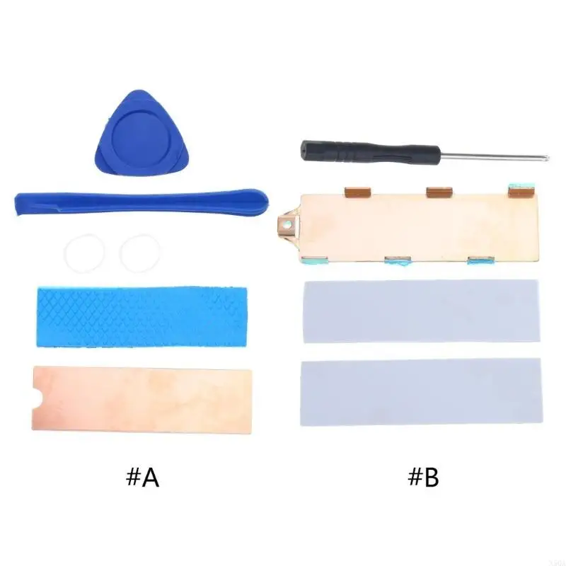 2025 New Durable M.2 NVMe Heatsink Copper 2280 SSD Heatsink with Silicone Thermal Pad Fine Workmanship Cooling Coolers Plate - imagen 2