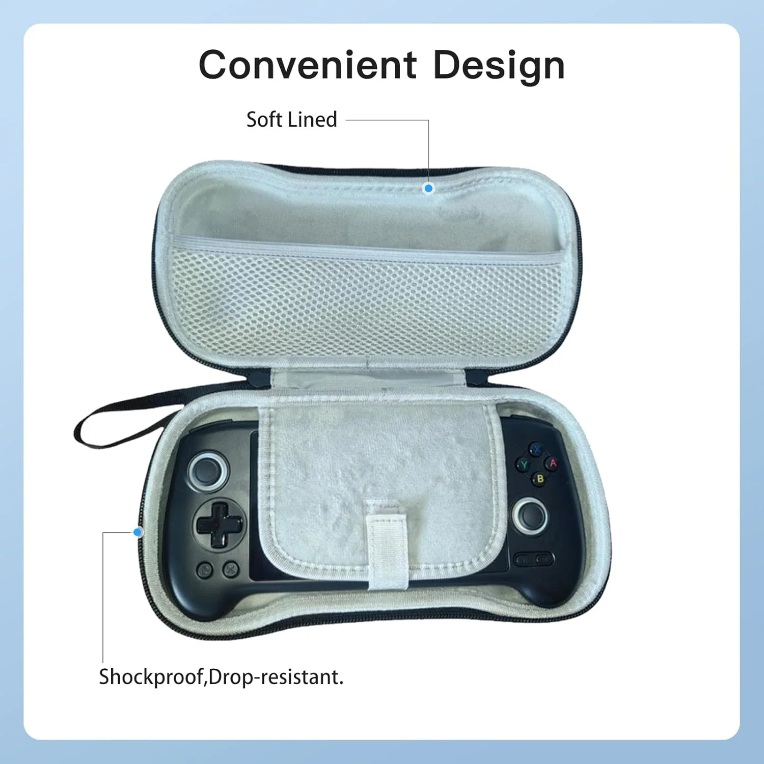 Estuche de transporte portátil para consola portátil Anbernic RG557/RG556, bolsa de almacenamiento a prueba de golpes, caja para accesorios RG557/RG556 - imagen 5