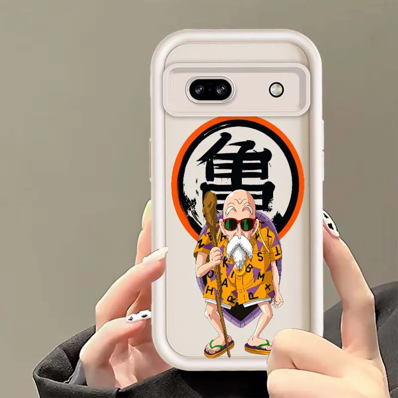 D-Dragon Ball Anime Master Roshi funda para Google Pixel 9 8 7 8A 7A Pro XL funda de teléfono con escalera de ojos - imagen 4