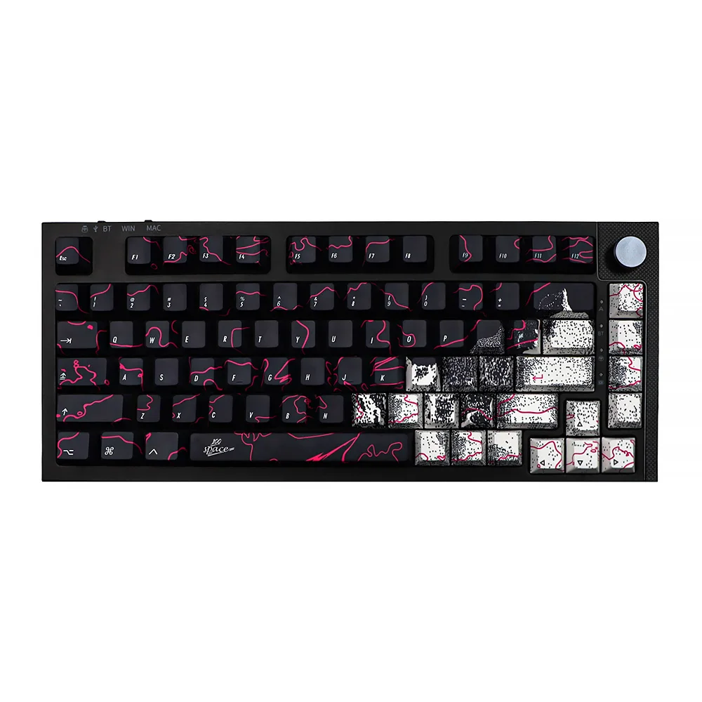 Juego de teclas de Graffiti, teclas pbt de perfil Cherry mx para switch Logitech G610 K70 GMMK gk61 96 gmk, teclas iso - imagen 2