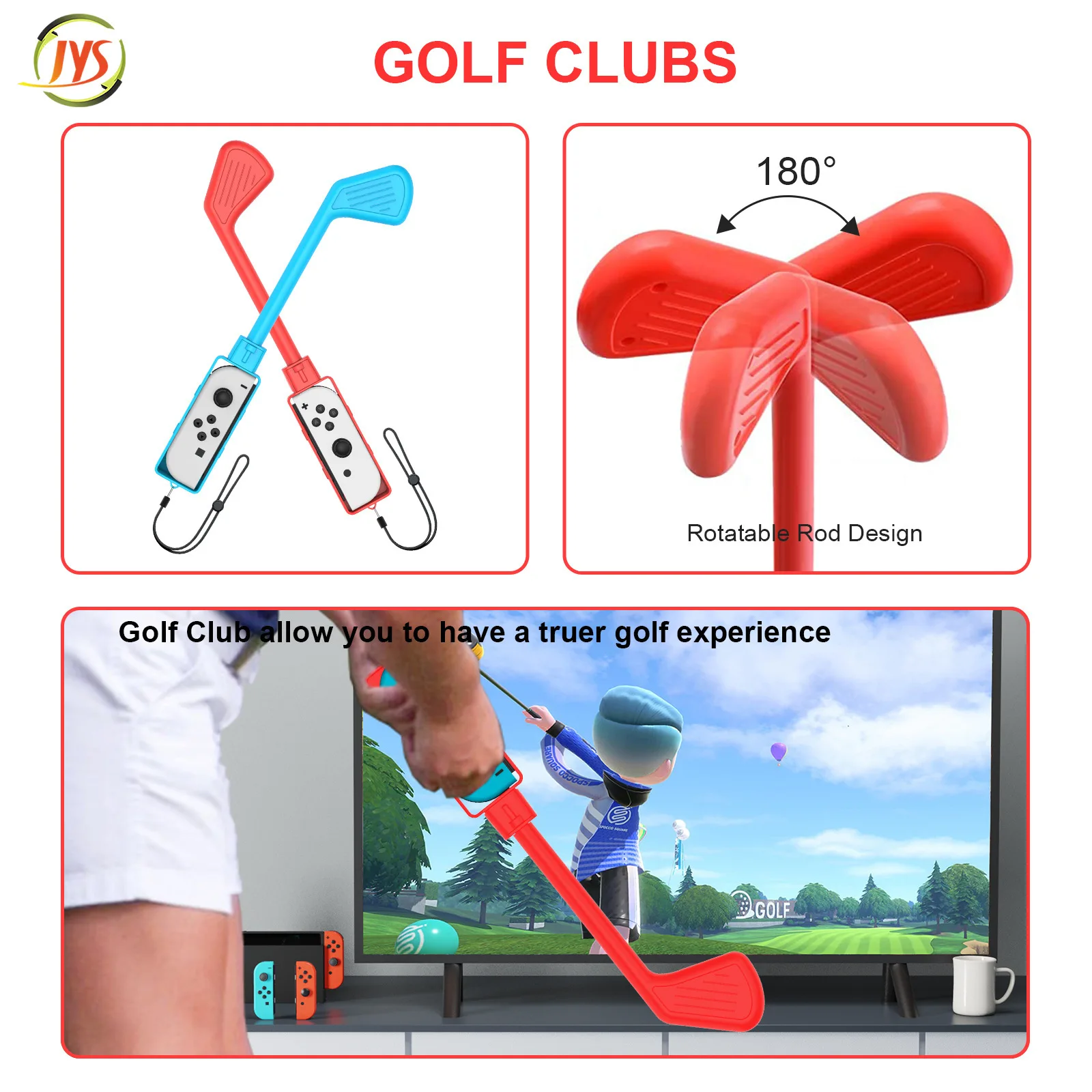 Paquete de accesorios deportivos para Switch NS, Kit de accesorios deportivos 15 en 1, Compatible con Switch/Switch OLED, Juegos Deportivos - imagen 3