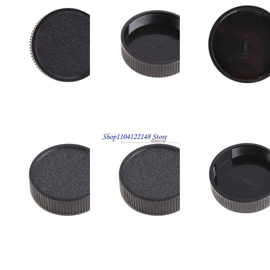 P9FA 1 PC Cubierta tapa lente trasera para M42 42 mm 42 Montaje tornillo Negro