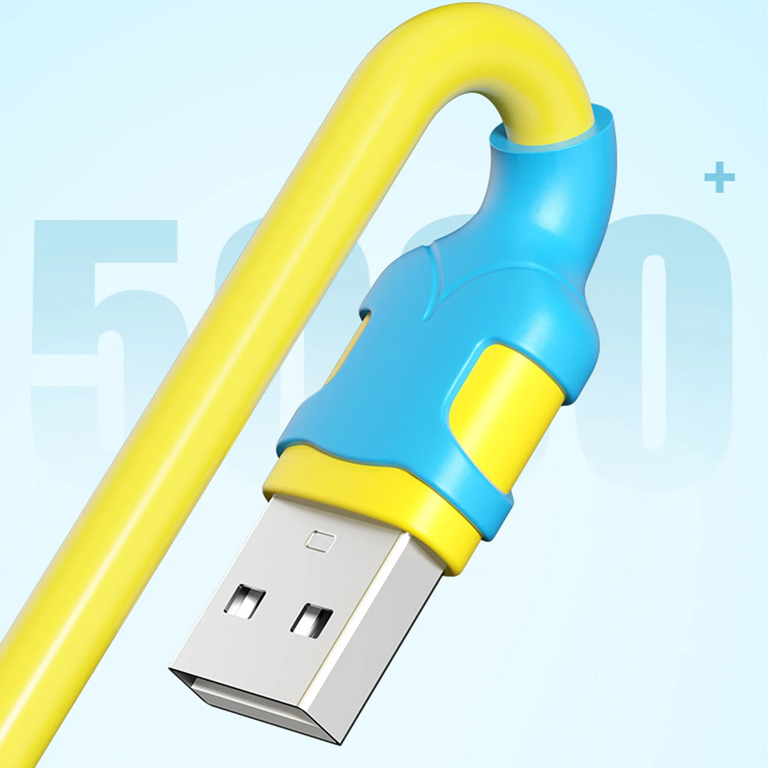 Cable de datos USB tipo C Dual 6A 100W, Cable de carga rápida con resorte telescópico para iPhone Samsung Mi USB-A a Cable de carga tipo C - imagen 3