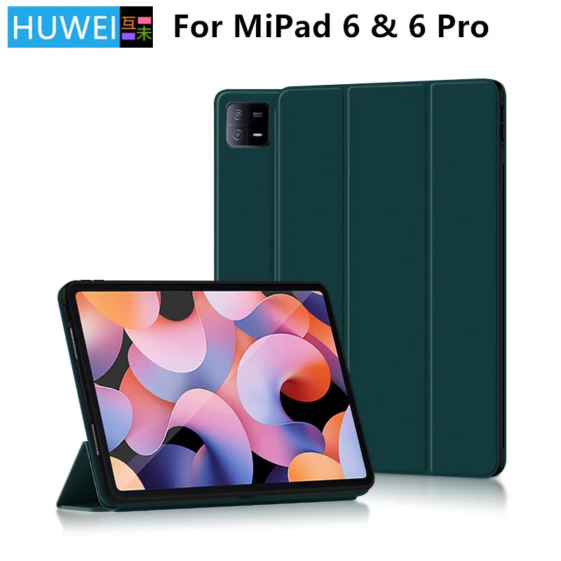 HUWEI-Funda con tapa para Xiaomi Mi Pad 6 Pro, 11 ", 11", ipad 6, MiPad 6 Pro, Tablet 2023