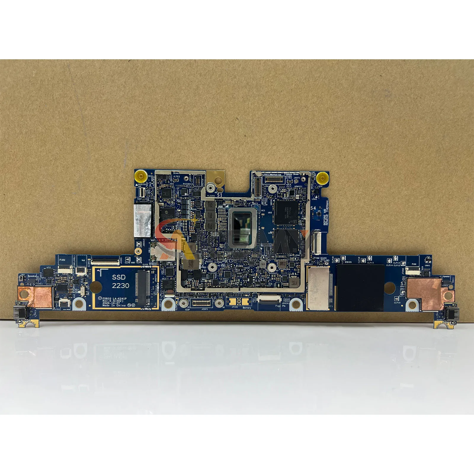 Para DELL Latitude 13 7320 2 en 1 placa base para portátil LA-K241P 0TNW0H 0H239K 0P00J4 0W42NR i5 i7 CPU 4g/8g/16g probado completamente en funcionamiento - imagen 3