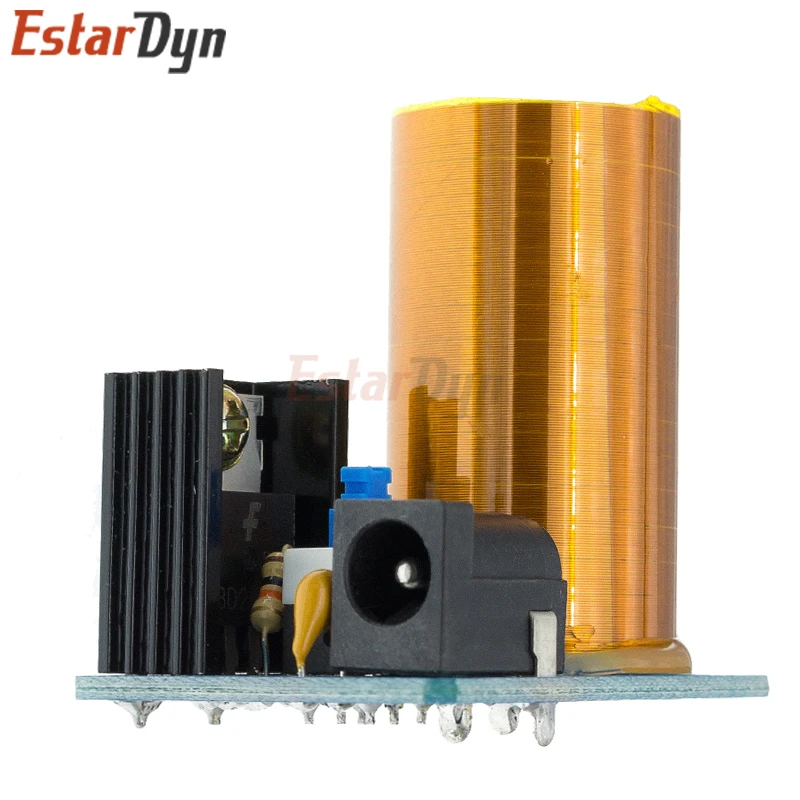 BD243 Mini Kit de bobina Tesla accesorios mágicos piezas de bricolaje tecnología de luces vacías electrónica Diy BD243C - imagen 2