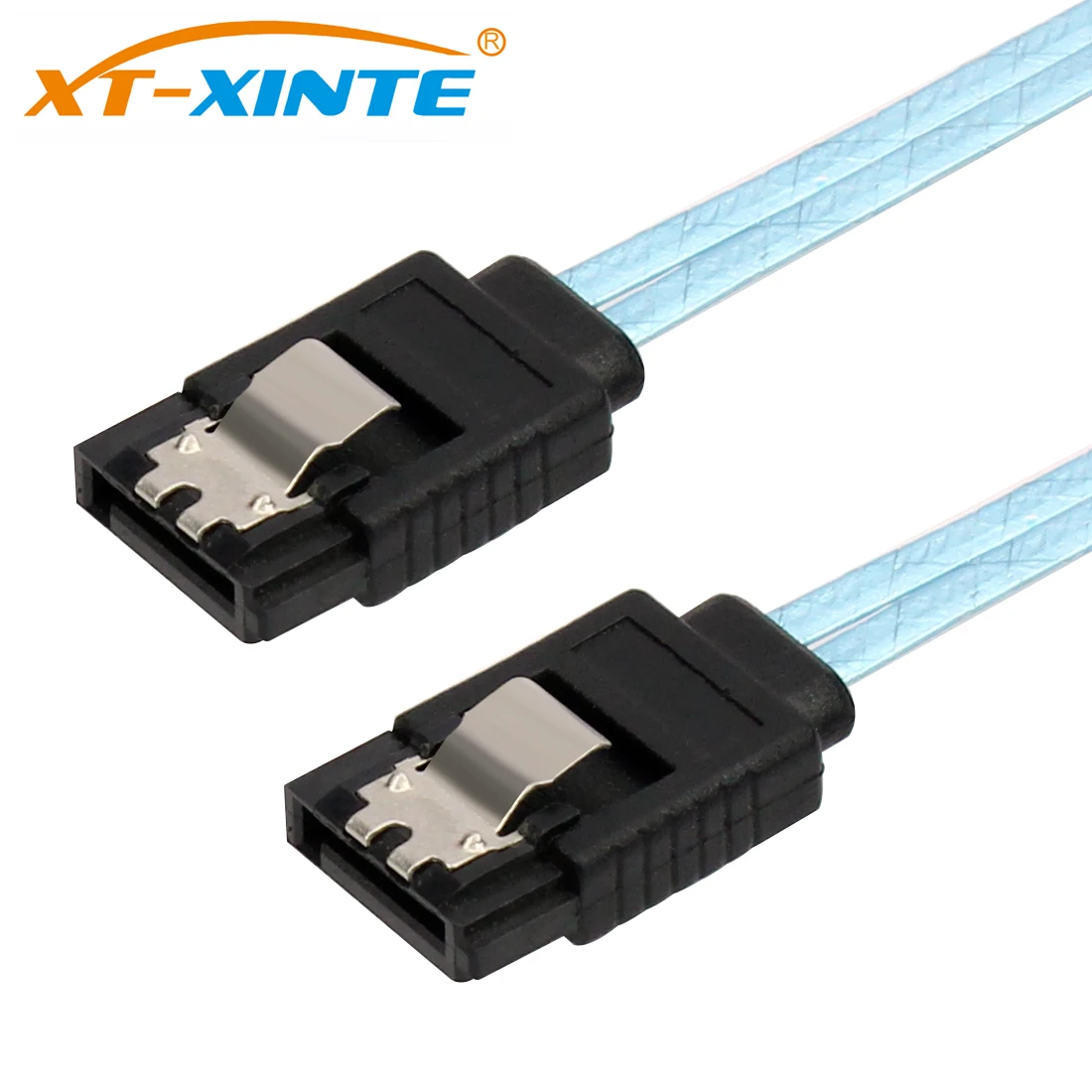 Cable de datos serie SATA 3,0 III de 7 pines, 60CM, 6 Gb/S, SATA3, SSD, Cable recto Flexible, línea de Cable de disco duro HDD - imagen 2