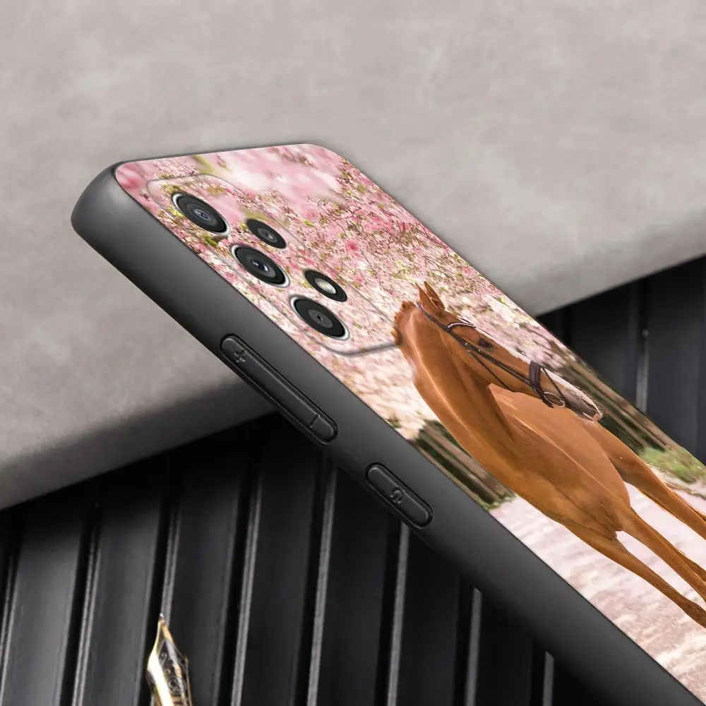 Horses Galloping Horse Animal Phone Cover Galaxy A53 5G Case For Samsung A54 A52 A52S A51 A71 A73 A72 A41 A91 A32 A33 Back Cases - imagen 5