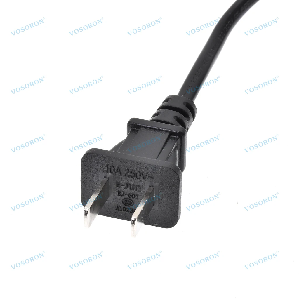 Cable de alimentación corto de CA, Cable de extensión macho de 2 clavijas a hembra europea de la UE, 1-15P a CEE7/16, enchufe estadounidense a receptáculo europeo - imagen 5