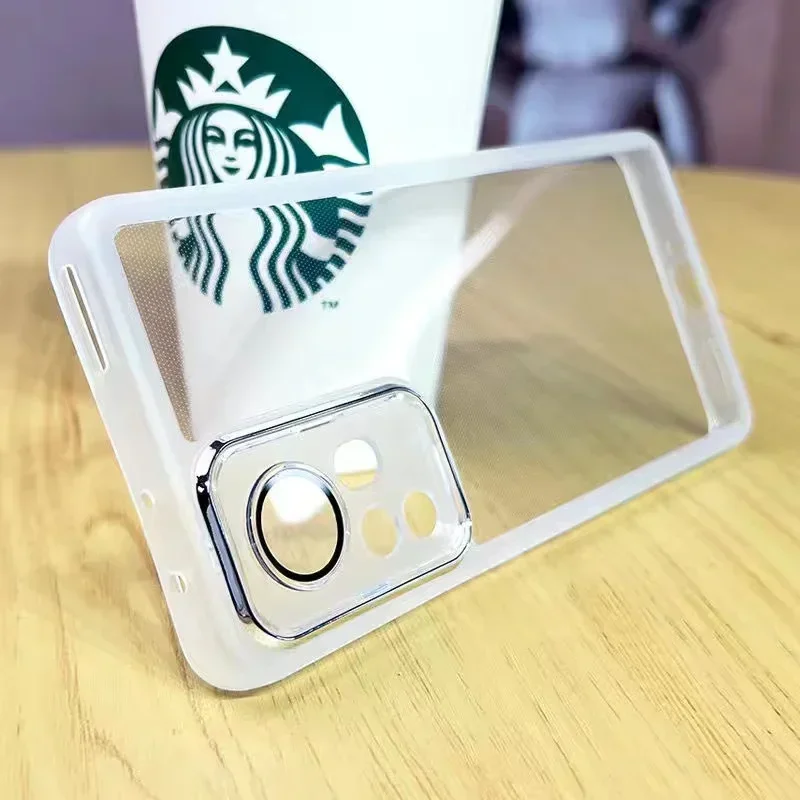 Funda de teléfono de silicona suave para Xiaomi 12 12S 12X 12T Pro 5G, protector de cámara completa con película de lente, funda móvil, bolsas Xiaomi12 12Pro