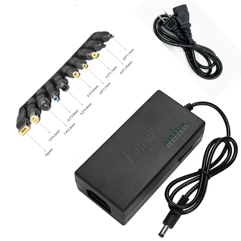 Adaptador de corriente alterna portátil Universal para ordenador portátil, 96W, 12V, 15V, 16V, 19V, 4,5a, 20V, 24V, cargador para Lenovo, Dell, Hp, Asus, Acer, Samsung, Sony - imagen 3