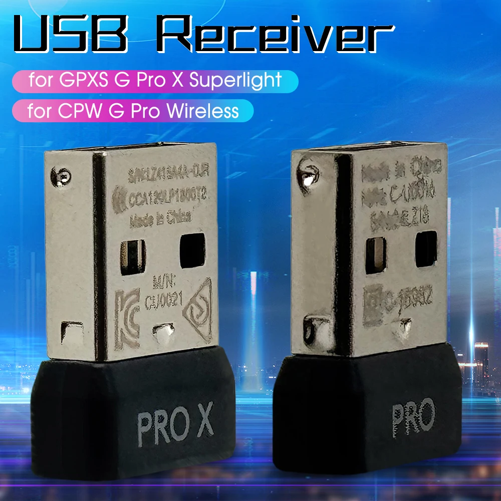 Adaptador receptor de ratón 2,4G, adaptador Dongle inalámbrico de repuesto para Log G Pro Wireless/GPro X, accesorios de ratón superligeros - imagen 2