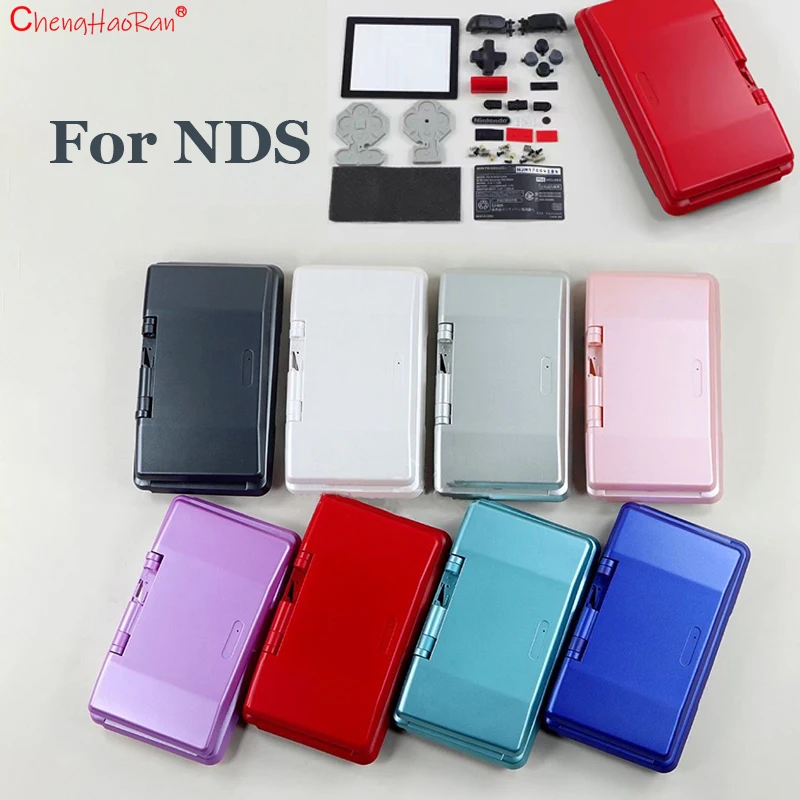 1 Juego de carcasa de repuesto para NDS, carcasa completa con botones para consola de juegos Nintend DS, accesorios