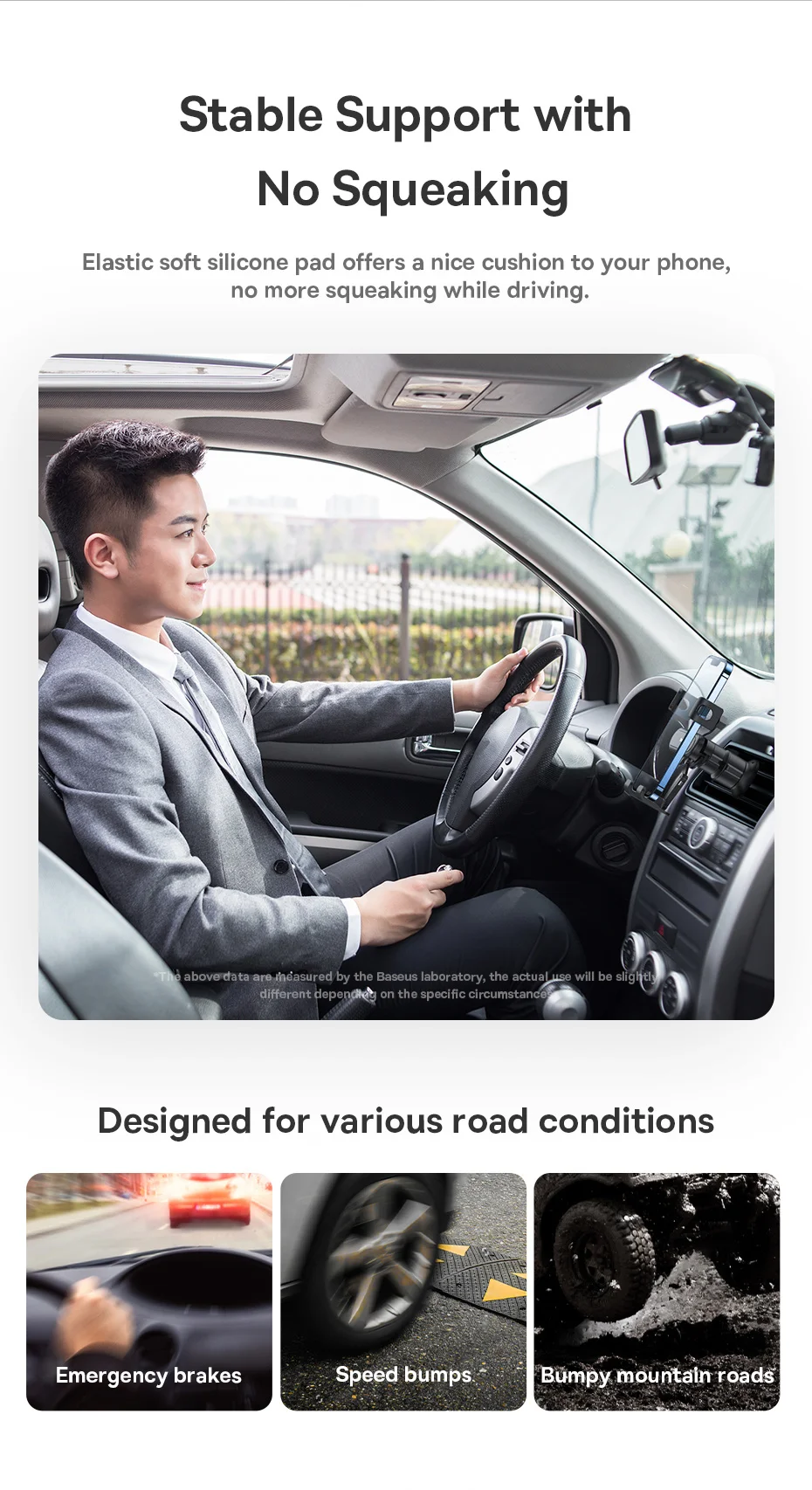 Un hombre con traje que conduce un automóvil con una característica sin colaboración