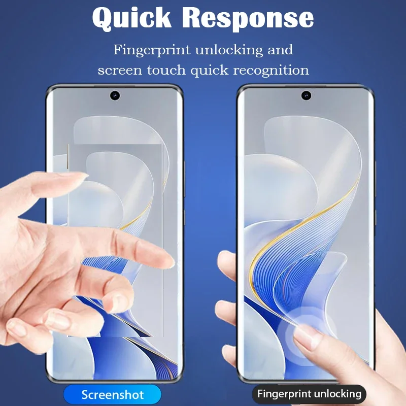 Protector de pantalla de desbloqueo de pegamento completo curvo 3D para Realme 13 12 11 10 Pro Plus vidrio templado para Realme GT Explorer Master Film - imagen 5