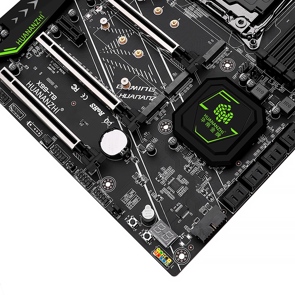 HUANANZHI-placa base de X99-T8 LGA 2011, 3 USB3.0 NVME M.2 SSD, compatible con memoria DDR3 REG ECC y procesador Xeon E5 V3 V4 - imagen 5