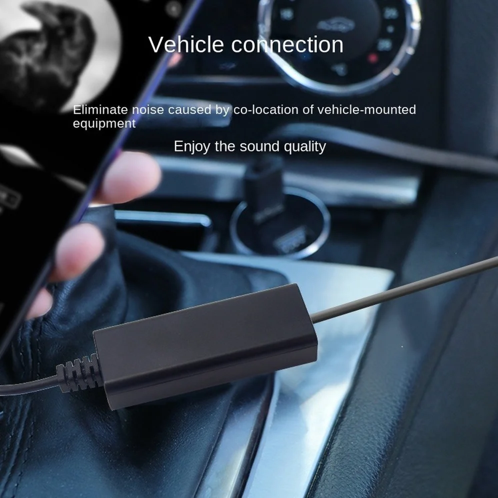 Filtro aislador bucle tierra 3,5 mm para audio coche - Antizumbido - imagen 2