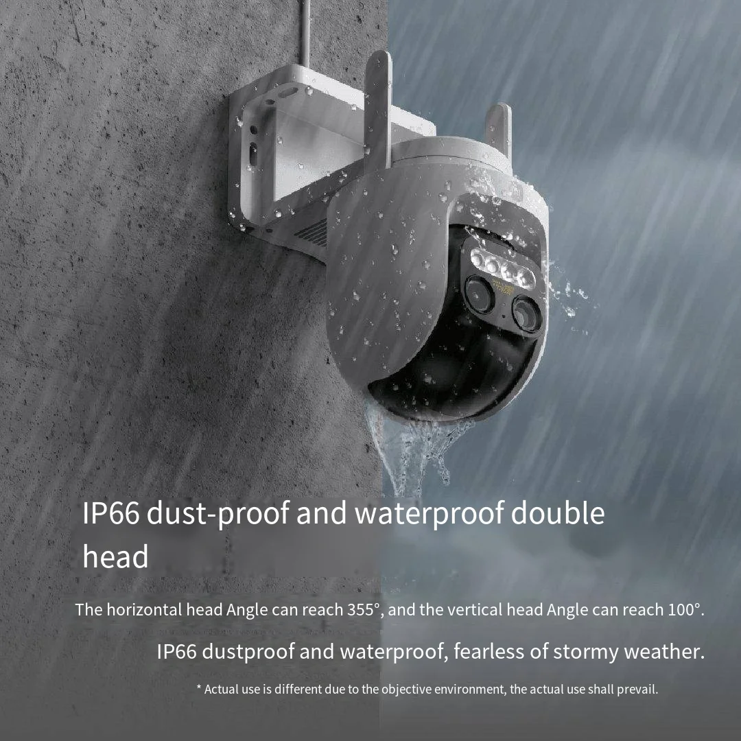 Xiaomi Mijia APP cámara exterior CW700S 2,5 K 9x zoom IP66 cámara de seguridad impermeable PTZ visión nocturna a todo Color Al detección humana - imagen 5