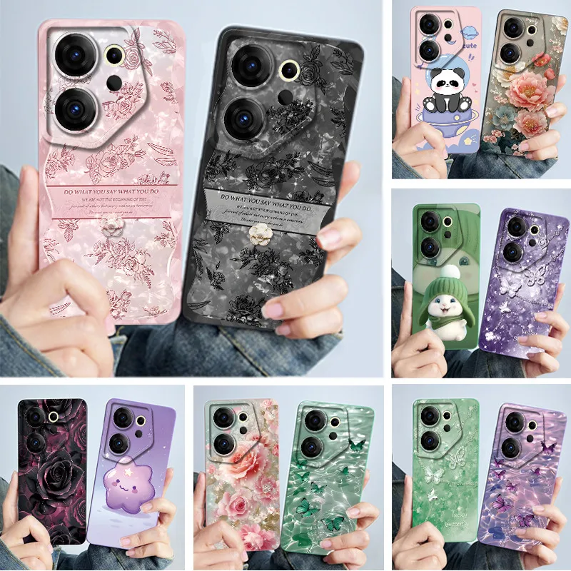 Para Tecno Camon 20 Premier 5G CK9n Funda de teléfono Camon20 Premier Funda moda simplicidad Funda de silicona suave Camon 20Premier Funda