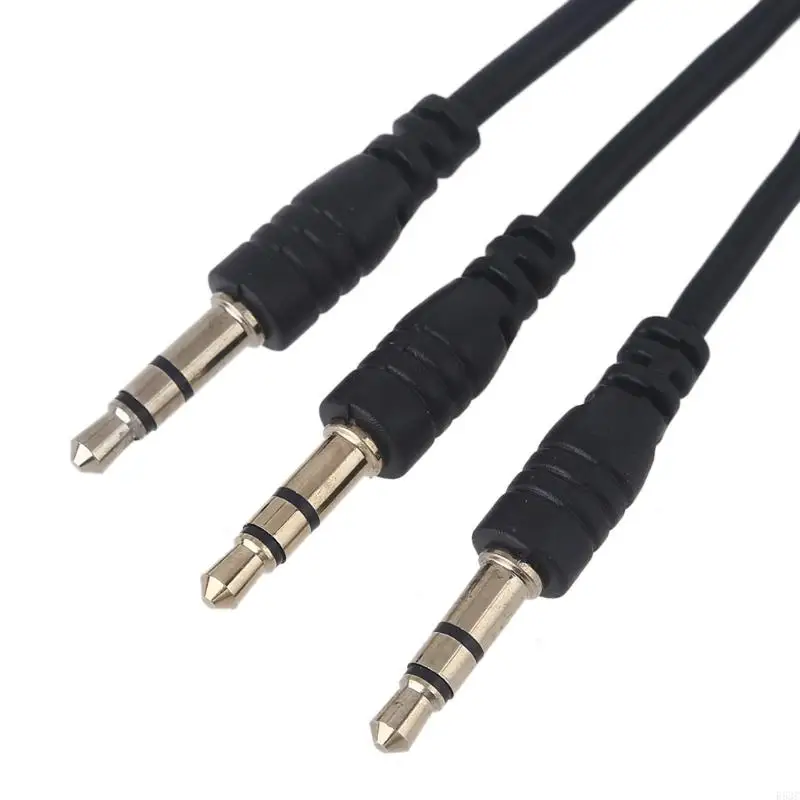 Cable divisor micrófono R53C 3,5 mm para auriculares computadora Cable macho 3,5 mm a 2 macho dual Y - imagen 5