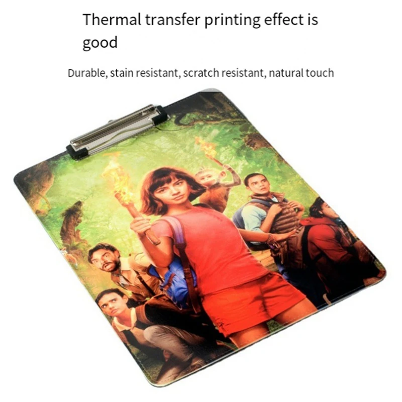 Carpetas de documentos de transferencia térmica, 4 piezas, sublimación en blanco, cuero de PU, para hojas A4/tamaño de letra - imagen 5