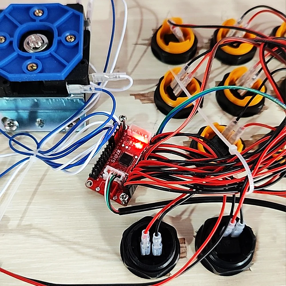 Codificador USB Arcade Zero Delay PC PS3 Switch Raspberry Pi Nintendo a Joystick para controlador Hitbox de botón de 5 pines y 2,8 MM - imagen 5