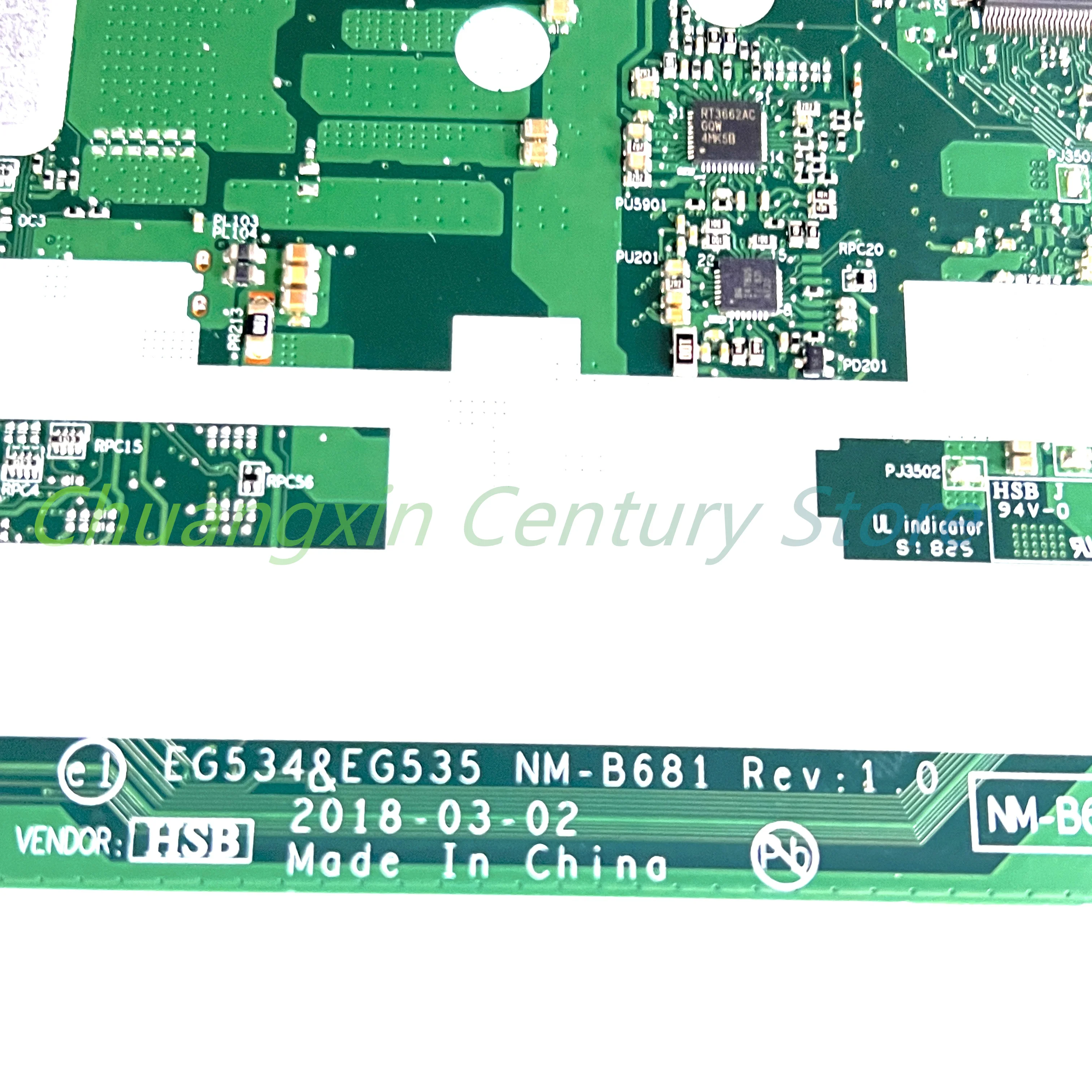 Placa base de NM-B681 para portátil Lenovo Ideapad 330-15ARR con CPU R3-2200 R5-2500 R7-2700 RAM 4GB 100% probado completamente en funcionamiento - imagen 4