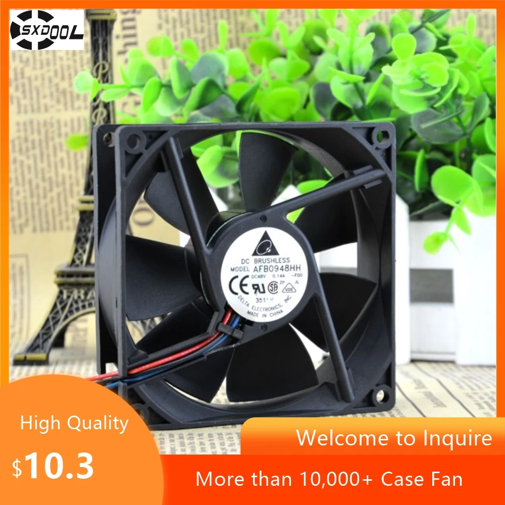 Para Delta 9025 48V 0.14A 9CM Ventilador de chasis AFB0948HH-R00 Servidores, equipos industriales y refrigeración de alto rendimiento - imagen 5