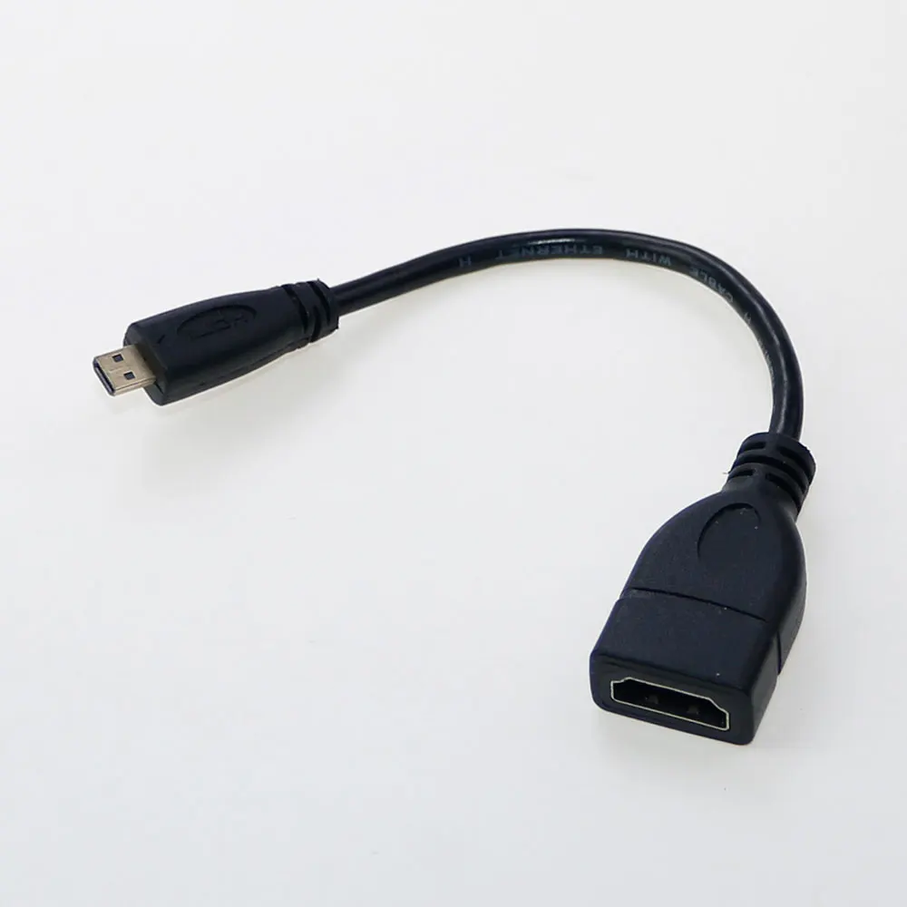 Piezas de interfaz HDMI estándar, Cable adaptador macho D A HDMI hembra, 1 unidad - imagen 2