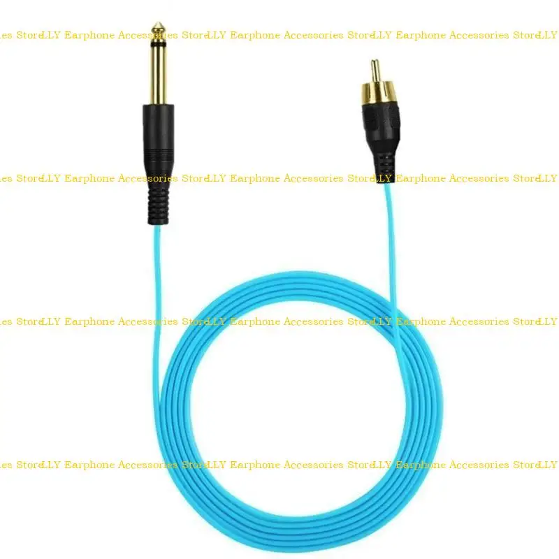 462e 1.8m color RCA Machine Hook Line Pen RCA 6.35 mm Conector mono OD2.2 Material tipeo suave - imagen 2