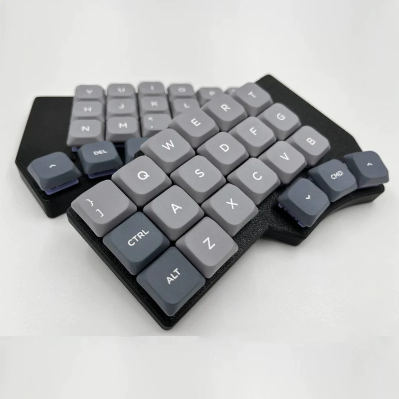 Teclado Bluetooth Corne Split sin interruptor Gateron Rgb perfil bajo intercambio en caliente Teclado mecánico dividido mano izquierda derecha Nrf52840 - imagen 4