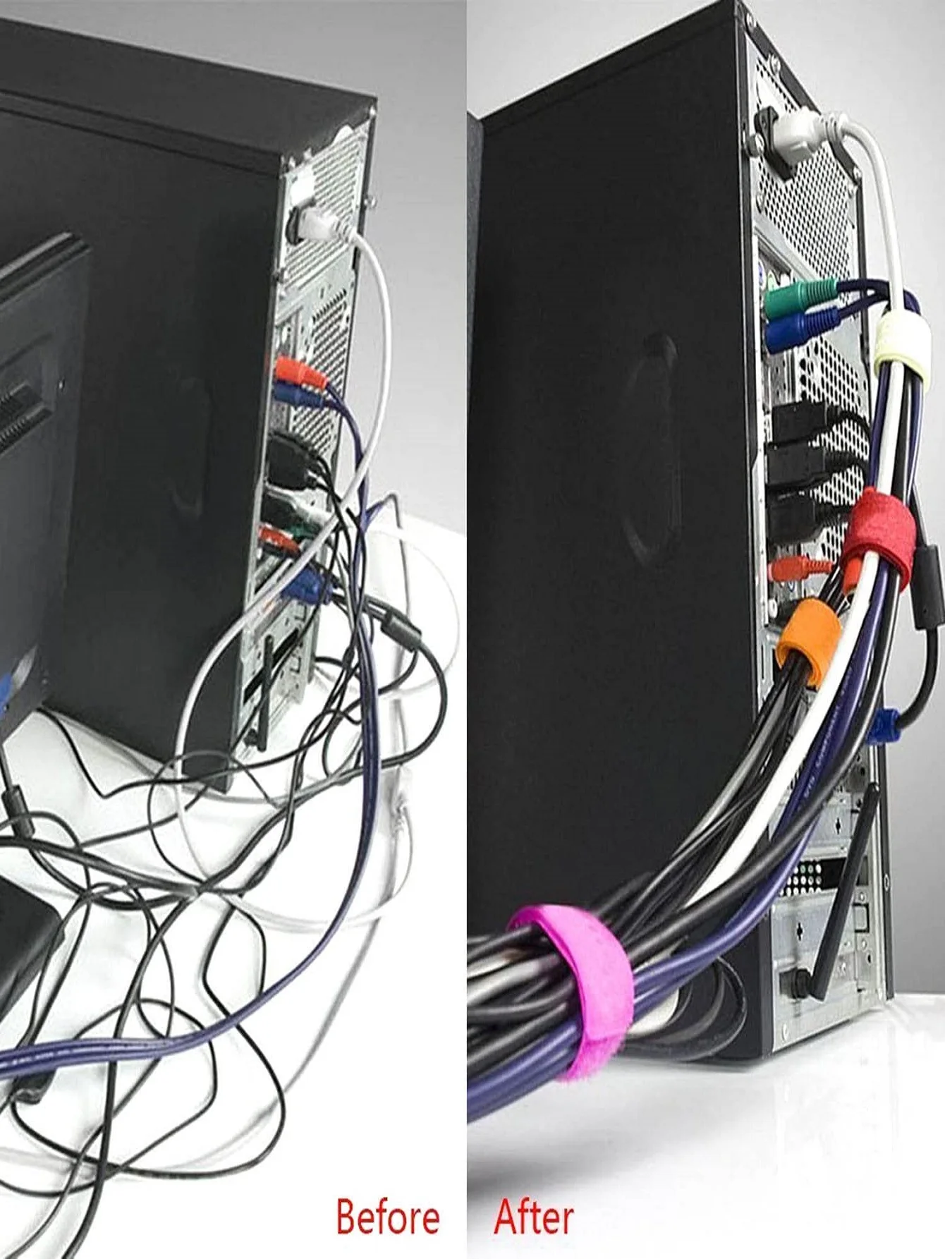 Organizador de Cables con forma de lágrima, enrollador de Cables USB, gestión de Cables de ratón, Protector de Cable de auriculares para Xiaomi Poco, 5M - imagen 4