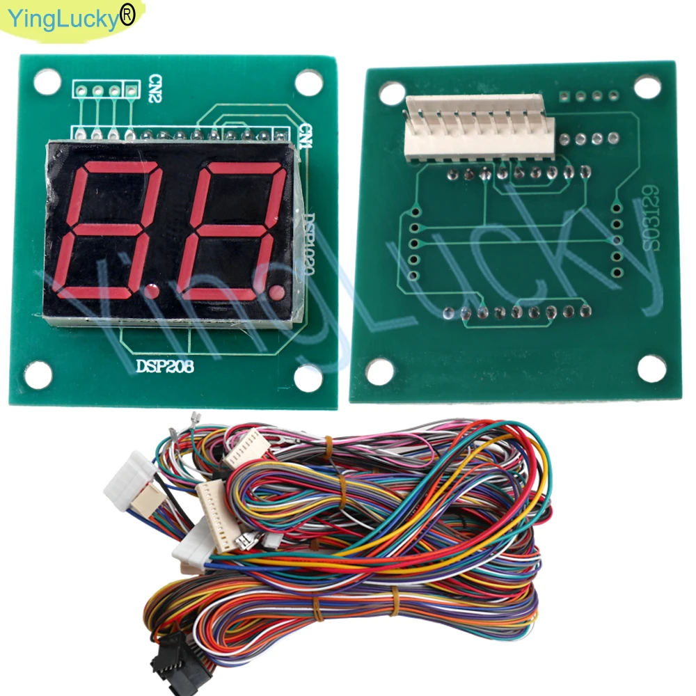 Tablero de juego de garra, placa base PCB verde de Taiwán con arnés de cables, grúa de exhibición, máquina expendedora, Pinball, piezas de garra de juguete DIY - imagen 5