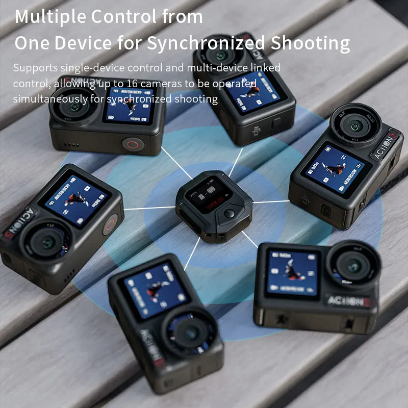 Control remoto GPS para DJI Osmo Action 6 5 Pro/Action 4 Control remoto inalámbrico GPS con correa para la muñeca Accesorios de acción - imagen 3