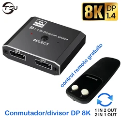 FSU Switch DisplayPort 8K – Conmutador KVM Bidireccional
