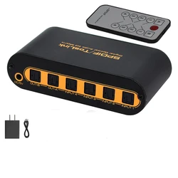 Conmutador TOSLINK 4x2 Audio Óptico SPDIF