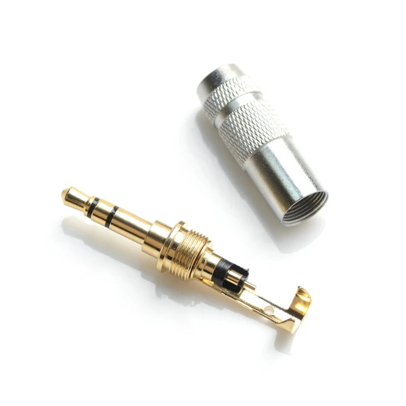 2/5/10 Uds conector de Audio Jack de Metal de 3,5mm 3/4 polos conector de auriculares para reparación de soldadura cable de auriculares DIY adaptador de conector auxiliar 3,5 - imagen 4