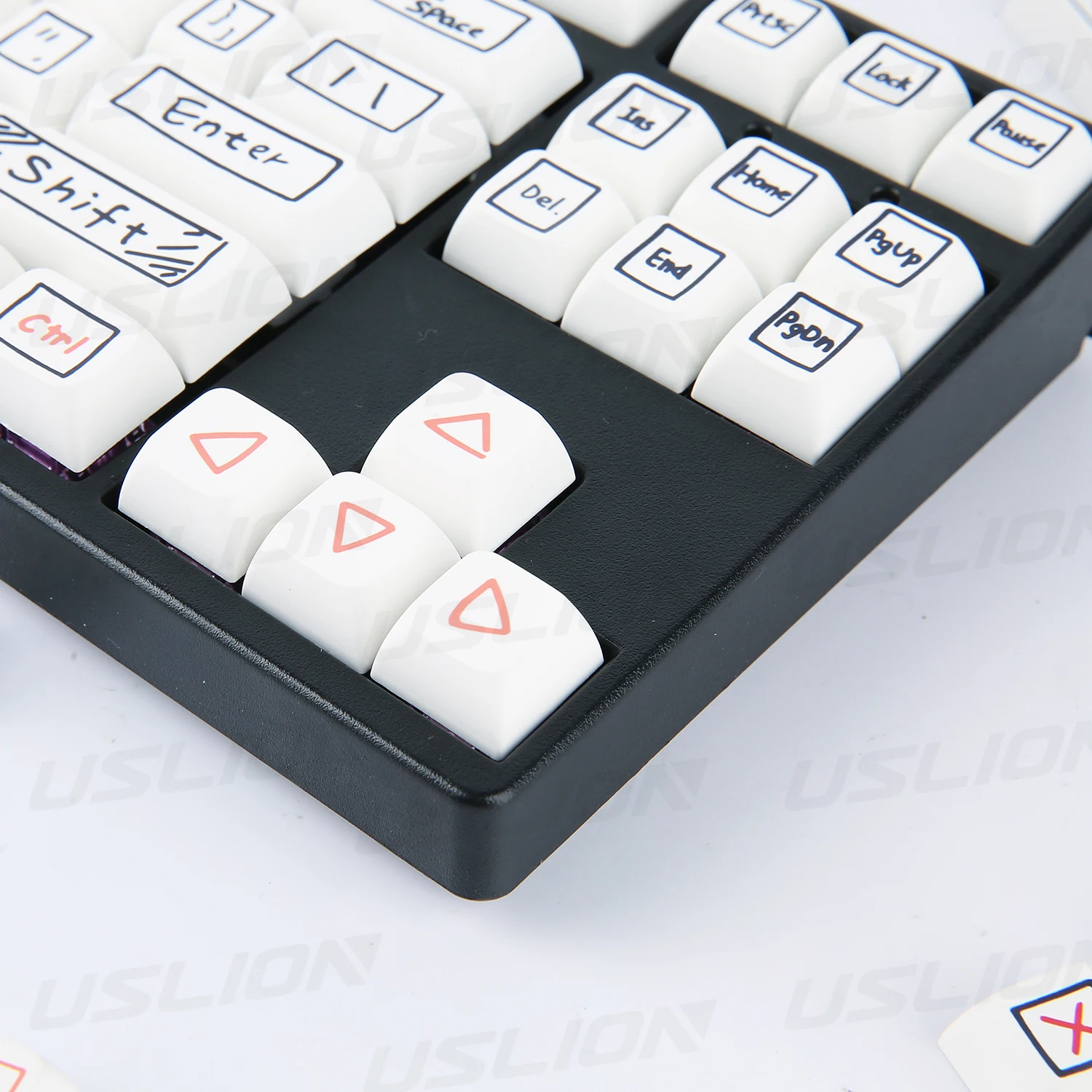 Tapa de tecla de Graffiti XDA, perfil PBT, 125 teclas para teclado mecánico, personalizado, lindo Anime, juego de tapas de tecla Tester68 Rk61 - imagen 5