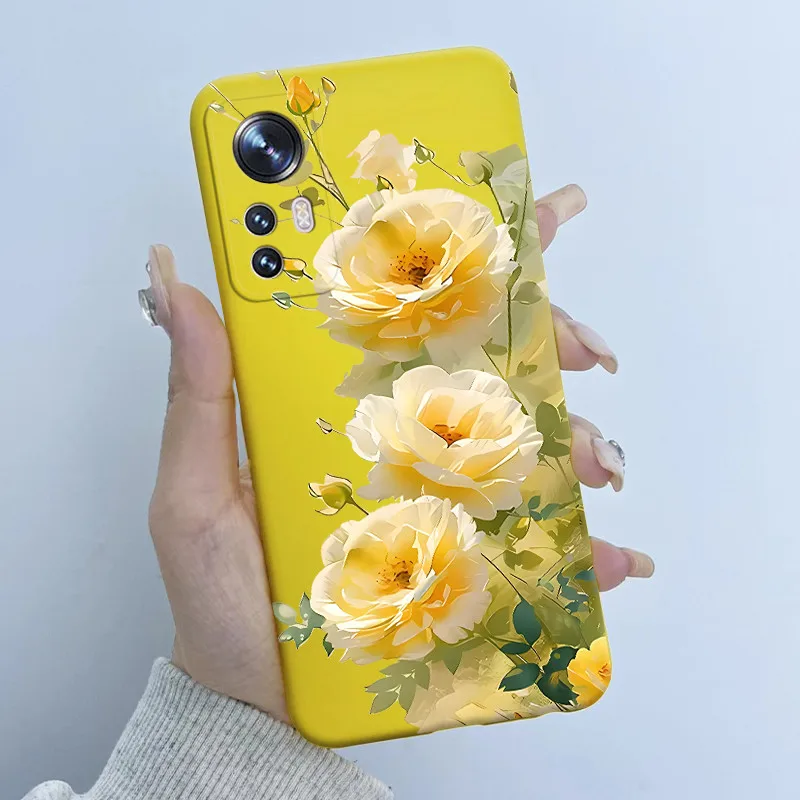Para Xiaomi 12 12X Funda para Xiaomi Mi 12 Pro Flower Girl nuevo diseño carcasa trasera para Mi12 12Pro Funda de silicona suave - imagen 3