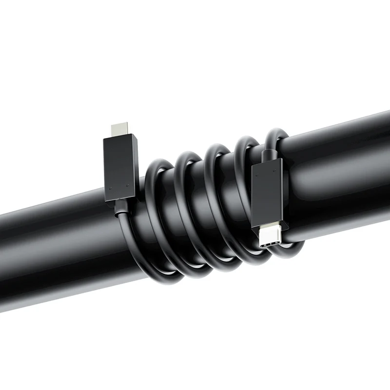 Cable de datos USB tipo C Thunderbolt 4/3, Cable Coaxial de carga rápida PD de 100W, 40Gbps, 5A, 8K, 60Hz, para iPhone 15 Plus Pro Max - imagen 2