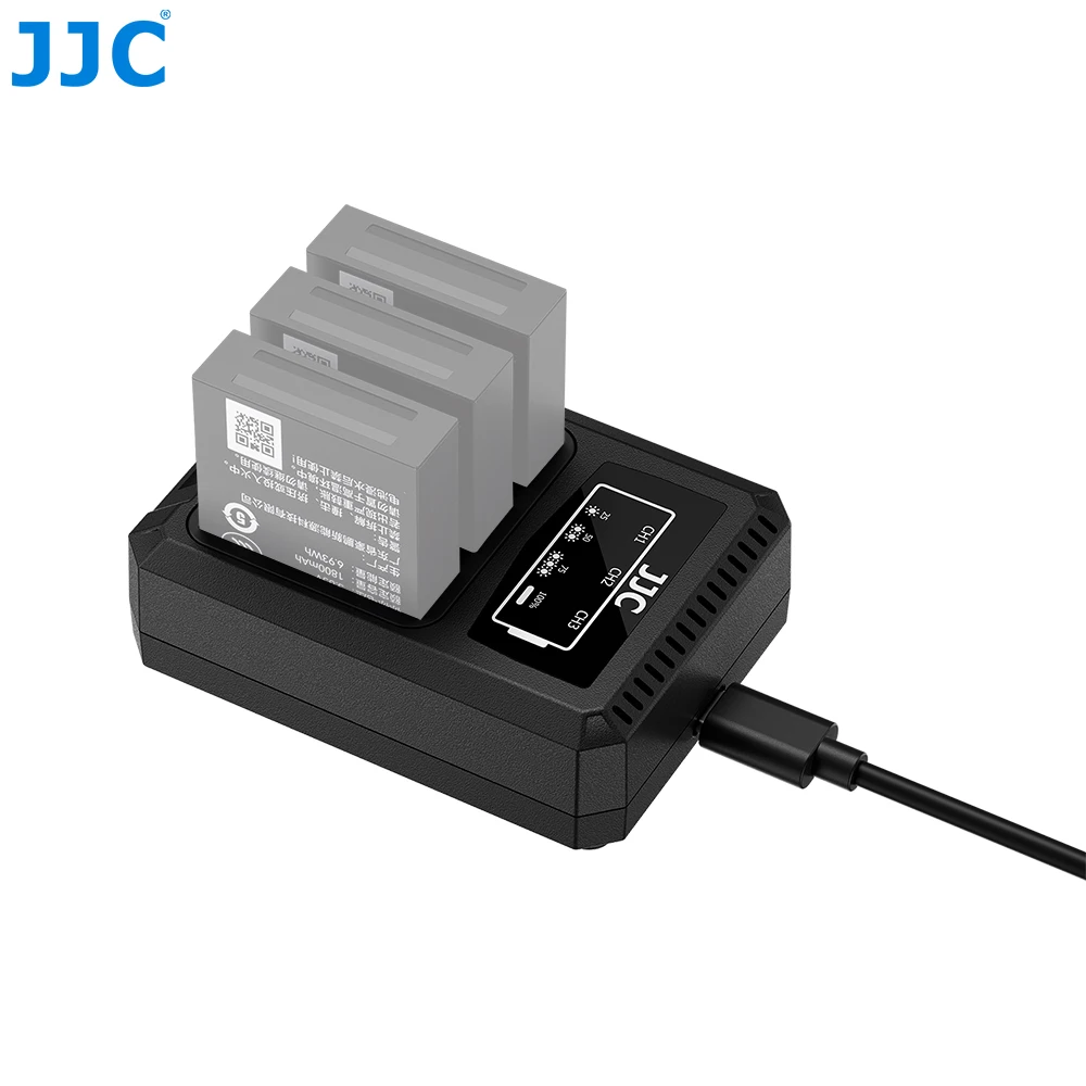 Cargador de batería USB tipo C actualizado JJC para cámara Ricoh GR IV GRIV GR4 Ricoh GR4 DB-120 cargador de batería Ricoh GR IV Accesorios