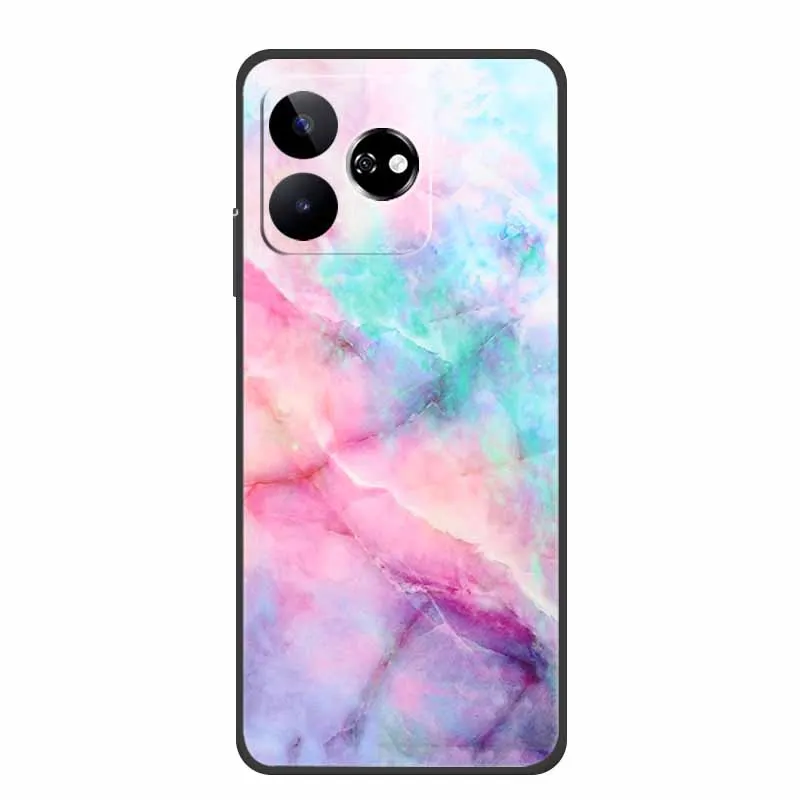 Funda de silicona suave para ZTE Blade V60, carcasa trasera de TPU de mármol de 6,72 pulgadas, Protector para ZTE Axon 60 4G, bonita Mica pintada, etui - imagen 4