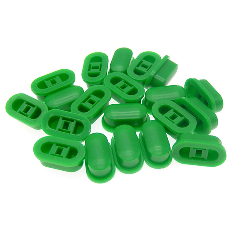 Tapa de interruptor de botón táctil 20 piezas A05, 3x2mm, 5,8mm, 7mm, 8mm, 8,5mm, Micro Tact Switch, rojo, negro, verde, blanco, azul, gris - imagen 2