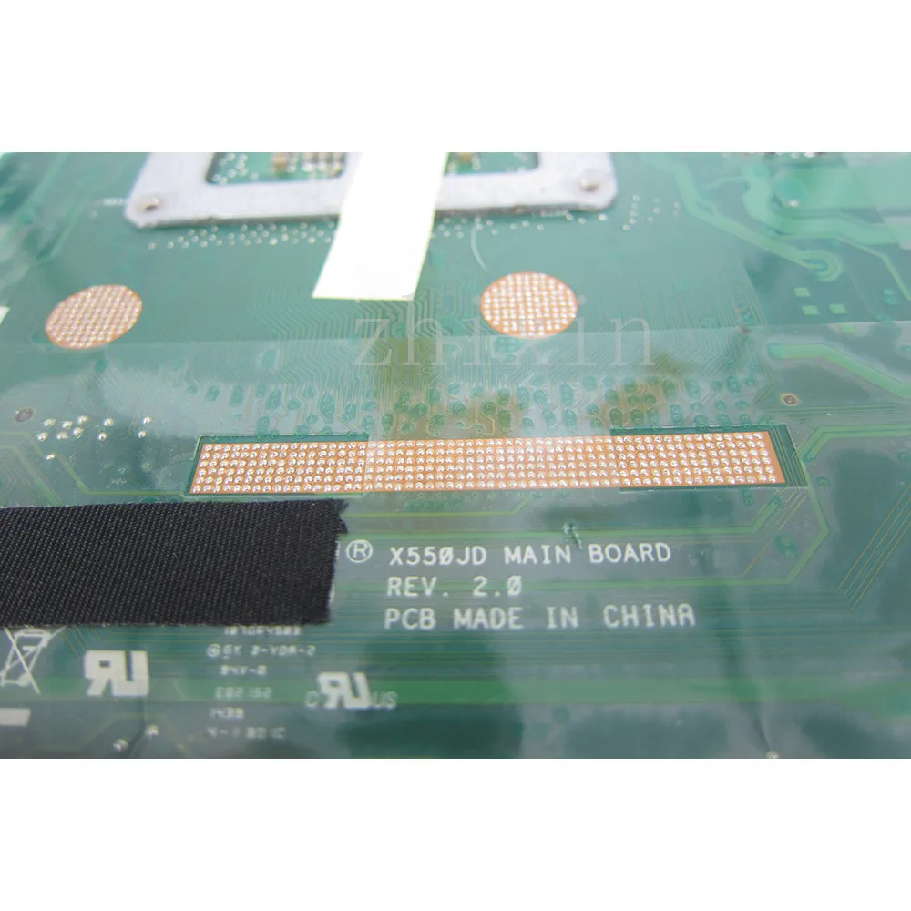 Yourui para ASUS X550JX X550JF X550JD X550JK X550J placa base para ordenador portátil I7-4720HQ CPU 4GB Ram GT950M REV.2.1 placa base para portátil - imagen 3