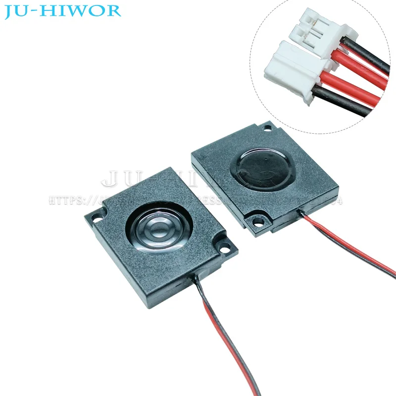 2 uds 8 Ohm 2W 2530 Audio caja cuadrada portátil altavoz fino timbre juguete reproductor de ordenador portátil 3025 Mini altavoz DIY para tableta