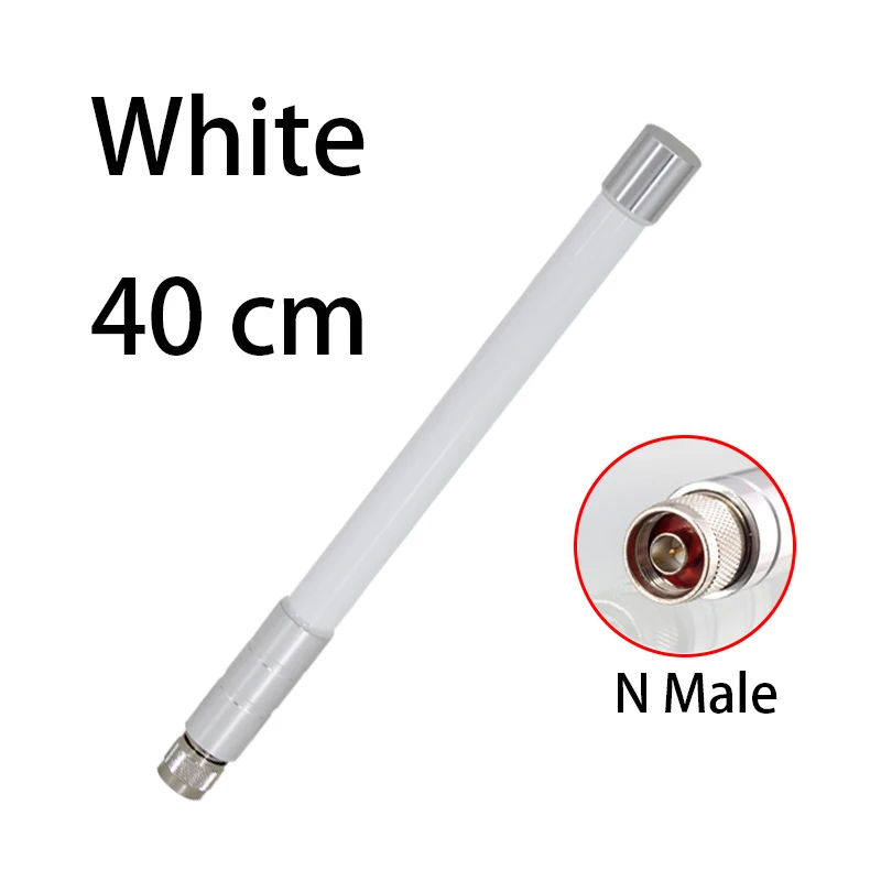 Antena omnidireccional para exteriores, extensor Wifi de alta ganancia para enrutador, punto caliente, 2,4G, 5,8G, antena de fibra de vidrio de doble banda N macho - imagen 3