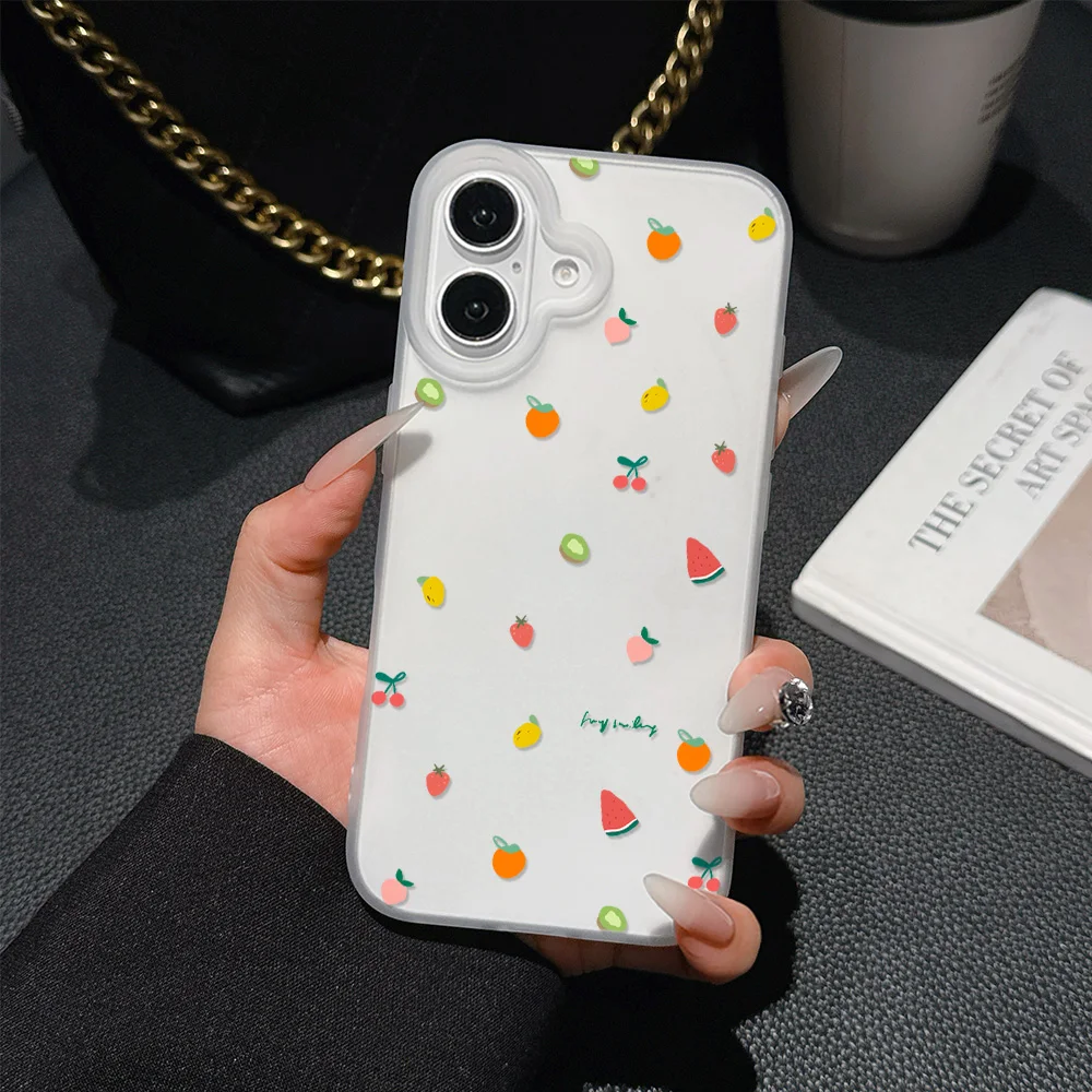 Paisaje costero vino limón mate transparente esmerilado a prueba de golpes funda de teléfono para iPhone 16 15 14 Plus 13 12 11 Pro X XR Max 7 8 Plus - imagen 5